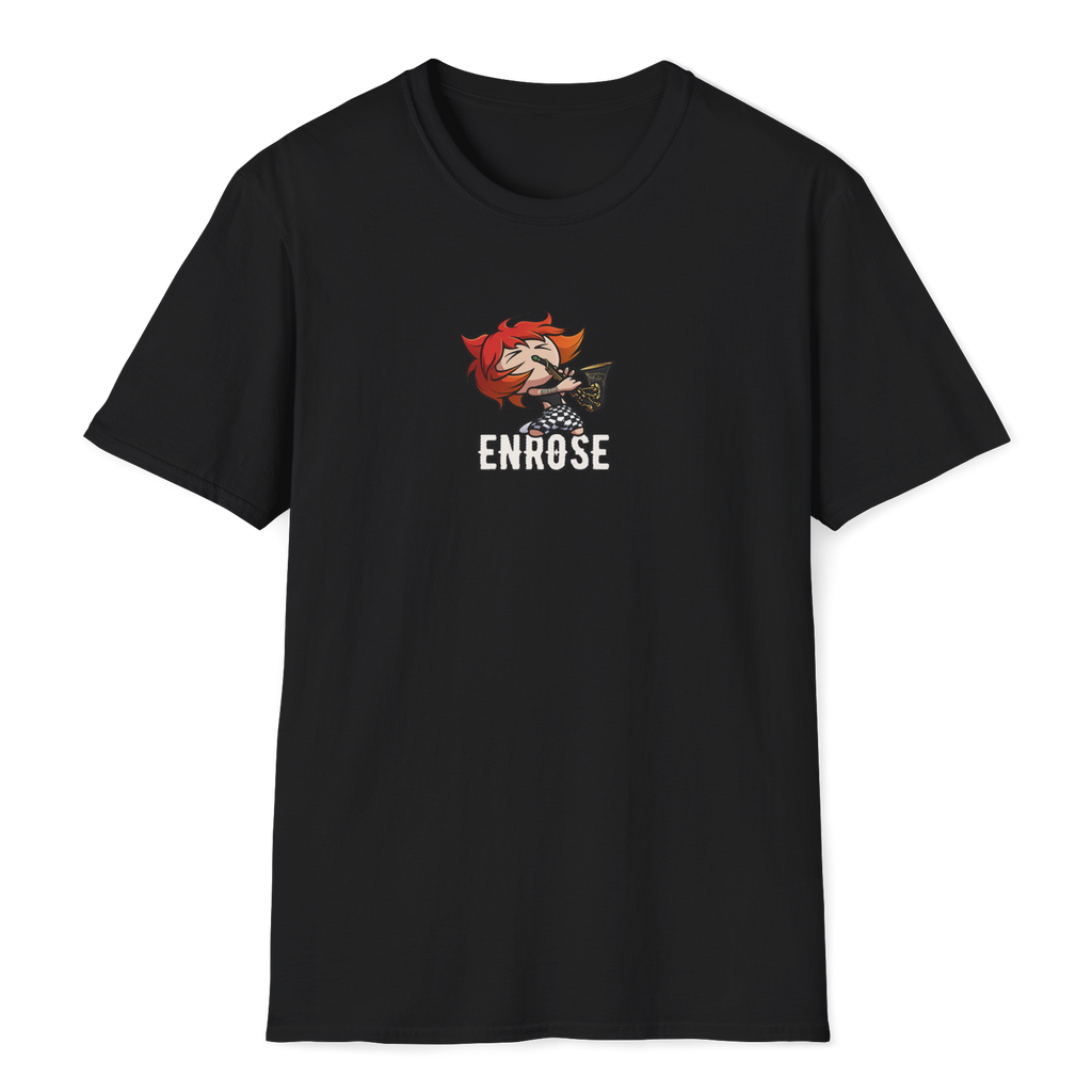 CHIBI ART WITH ENROSE UNISEX SOFTSTYLE T-SHIRT