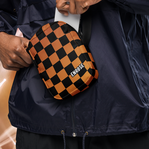 CHECKERED ENROSE UTILITY CROSSBODY BAG